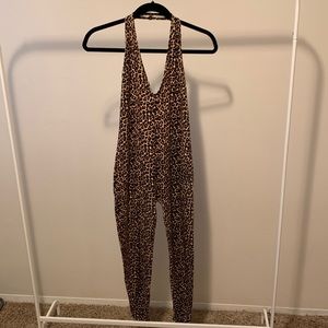American Apparel leopard print leotard